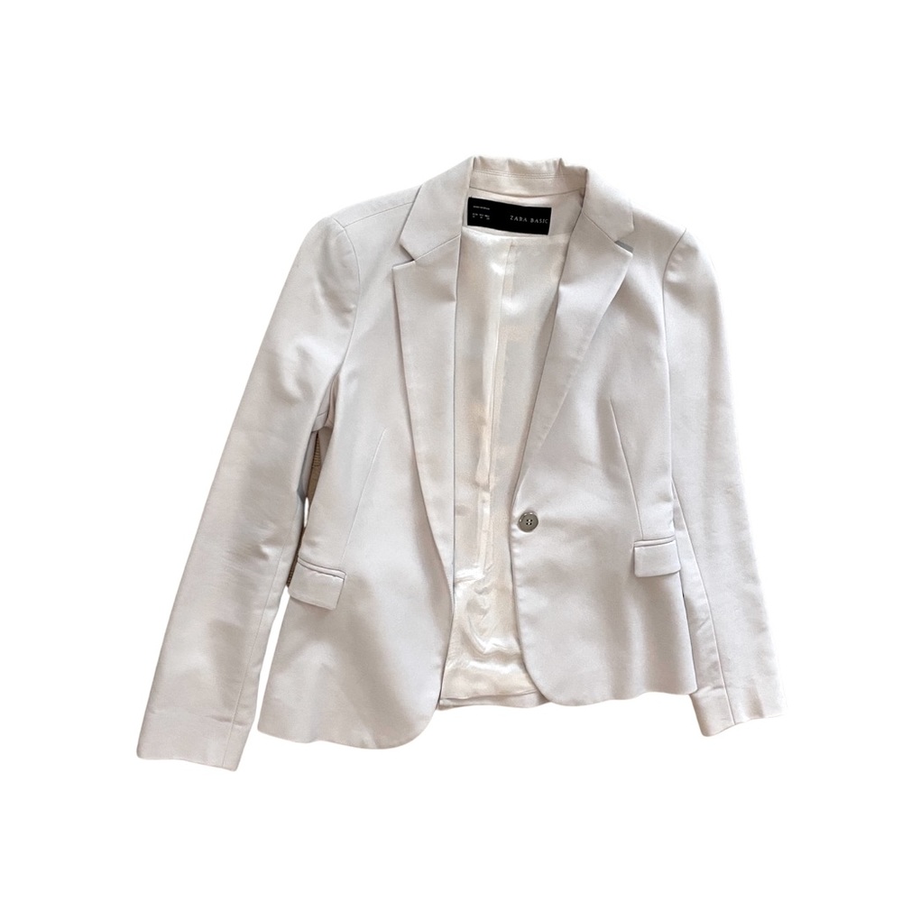 ZARA White Blazer